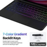 Samsung Galaxy Tab S7 / S8 / S9 / S9 FE Dux Ducis MK Magnetic Floating Keyboard Cover - Image 8