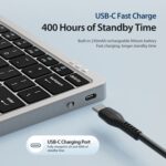 Universal Dux Ducis OK Series Magnetic Wireless Tablet Keyboard with Touchpad - Image 10