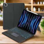 Apple iPad Pro 12.9 / Air 13 2024/25 Backlit Wireless BT Keyboard Cover with Touchpad