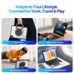 Apple iPad 11 2025 / iPad 10th Gen 10.9 2022 - Dux Ducis VK Wireless Detachable Keyboard/Cover, 1" Display - Image 12