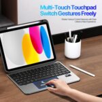 Apple iPad 11 2025 / iPad 10th Gen 10.9 2022 - Dux Ducis VK Wireless Detachable Keyboard/Cover, 1" Display - Image 9