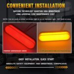 (2 Pack) 32 LED Truck/Trailer Tail Light Kit, 99mm Long, 12V-24V, Tail/Brake Red OR Amber Turn Signal - Image 4