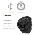 North Edge Multi-Function Digital Adventure Watch, Fitness, Barometer, Altimeter, Compass, Thermometer, 50 Metres Waterproof, - Image 6