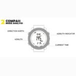 North Edge Multi-Function Digital Adventure Watch, Fitness, Barometer, Altimeter, Compass, Thermometer, 50 Metres Waterproof, - Image 5