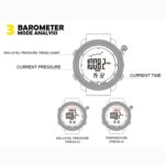 North Edge Multi-Function Digital Adventure Watch, Fitness, Barometer, Altimeter, Compass, Thermometer, 50 Metres Waterproof, - Image 4