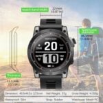 North Edge Cross Fit 3 AMOLED GPS Sports Smart Watch, 5ATM, Barometer, Compass, Fitness Recording - Image 9