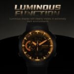 North Edge Hornet Adventure Watch, Hybrid Display, 50 Metres Waterproof, World Time, Speed - Image 4