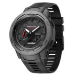 North Edge Mars 3 Carbon Fiber Outdoor Watch, 50 Metres Waterproof, World Time, Stopwatch
