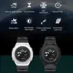 North Edge Mercury Adventure Watch, 5ATM Waterproof, Alarm - Image 3