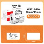 40mm Phomemo Pre-Cut Thermal Label Roll, White