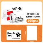 40mm Phomemo Pre-Cut Thermal Label Roll, White - Image 12