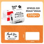 45mm Phomemo Pre-Cut Thermal Label Roll, White - Image 6