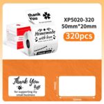 50mm Phomemo Pre-Cut Thermal Label Roll, White - Image 6