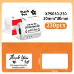 50mm Phomemo Pre-Cut Thermal Label Roll, White - Image 7