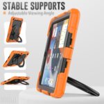 Apple iPad 10.2 (19/20/21) Rugged Tablet Cover with Screen Protector, Stand/Handle/Strap - Image 5