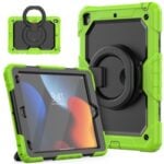 Apple iPad 10.2 (19/20/21) Rugged Tablet Cover with Screen Protector, Stand/Handle/Strap