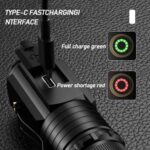 3 LED Mini Rechargeable Flashlight – Ultra-Bright, Waterproof, and Hands-Free - Image 5