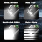 3 LED Mini Rechargeable Flashlight – Ultra-Bright, Waterproof, and Hands-Free - Image 6