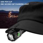 3 LED Mini Rechargeable Flashlight – Ultra-Bright, Waterproof, and Hands-Free - Image 8