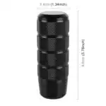 Knurled Metal 96mm Gear Shift Knob, Universal Fit - Image 3