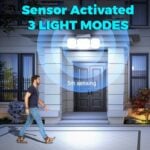238 LED Solar Powered Motion Sensor Outdoor Light, 3 x Lighting Modes, Remote - Image 6