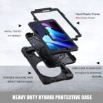 Samsung Galaxy Tab Active 5 / Active 3 8.0 Shockproof Rugged Cover with Stand - Image 9