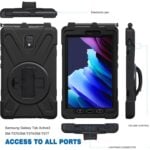 Samsung Galaxy Tab Active 5 / Active 3 8.0 Shockproof Rugged Cover with Stand - Image 2