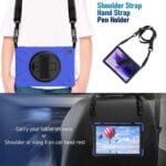 Samsung Galaxy Tab S10+/S9+/S8+/S7+/S7 FE Shockproof Rugged Cover with Stand - Image 6