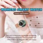 KM88 Womens Smart Watch, 1.32" AMOLED Display, AOD, Wireless Calls - Image 2