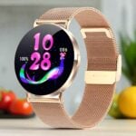 KM88 Womens Smart Watch, 1.32" AMOLED Display, AOD, Wireless Calls