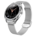 V66 Womens Smart Watch, Fitness Tracker, 1.28in AMOLED Display, Sports Modes, Music Control, Alarms, Notifications