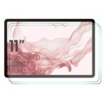 [2 Pack] Samsung Galaxy Tab S7 / Tab S8 Tempered Glass Screen Protector, High Hardness