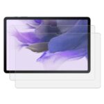 [2 PACK] Samsung Galaxy Tab S7+ / S7 FE / S8+ Tempered Glass Screen Protector, High Hardness, Anti-Scratch