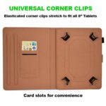 Universal 8" Folding Tablet Cover and Stand, Pen Holder - Fits 7.9" to 8.4"" tablet models - Image 5