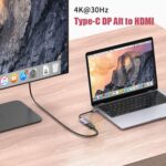 Amalink Type-C To HDMI 4K DP Alt Adapter, Type-C DP Alt to HDMI Big Screen - Image 4