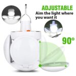 2400mAh Folding Solar Camping Light, 3 Light modes, Fold Out Hanging Design - Image 4