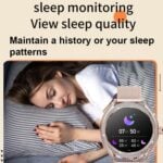 V66 Womens Smart Watch, Fitness Tracker, 1.28in AMOLED Display, Sports Modes, Music Control, Alarms, Notifications - Image 9