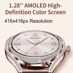 V66 Womens Smart Watch, Fitness Tracker, 1.28in AMOLED Display, Sports Modes, Music Control, Alarms, Notifications - Image 5