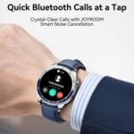 Joyroom JR-FC3 Smart Watch, 1.43" AMOLED Display, Blue Leather Strap - Image 4