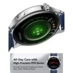 Joyroom JR-FC3 Smart Watch, 1.43" AMOLED Display, Blue Leather Strap - Image 9
