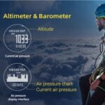 NORTH EDGE AQUA 100m Scuba Dive Watch - Dive Functions, Altimeter, Barometer & Luminous Compass - Image 4