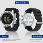 NORTH EDGE AQUA 100m Scuba Dive Watch - Dive Functions, Altimeter, Barometer & Luminous Compass - Image 10