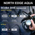 NORTH EDGE AQUA 100m Scuba Dive Watch - Dive Functions, Altimeter, Barometer & Luminous Compass - Image 2