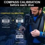 NORTH EDGE AQUA 100m Scuba Dive Watch - Dive Functions, Altimeter, Barometer & Luminous Compass - Image 6