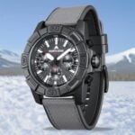 NORTH EDGE BLAZE Men's Solar-Powered Outdoor Adventure Watch | 50M Waterproof Chronograph