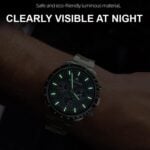 NORTH EDGE LONGWINGS Solar Charging Sports Watch | 50M Water-Resistant | Men's Stainless Steel - Image 7