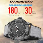 North Edge Mach Solar Quartz Watch, 50 Metres Waterproof - Image 2