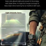 North Edge Mach Solar Quartz Watch, 50 Metres Waterproof - Image 3