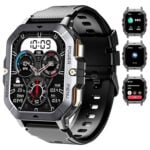 Oukitel BT101 2.02" AMOLED Display Rugged Smart Watch, 410mAh Battery, 5ATM, IP69K, 100+ Sports Modes
