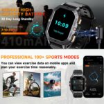 Oukitel BT101 2.02" AMOLED Display Rugged Smart Watch, 410mAh Battery, 5ATM, IP69K, 100+ Sports Modes - Image 6